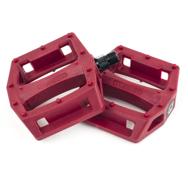 plastic pedals Mission Impulse PC Pedals BMX – The Secret BMX Shop
