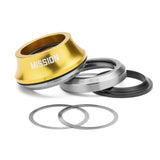 Mission Turret Integrated Headset gold BMX Headsets