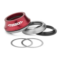 Mission Turret Integrated Headset red BMX Headsets