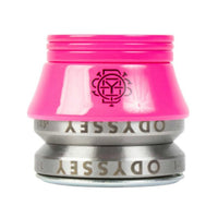 Odyssey Conical Integrated Headset hot pink BMX