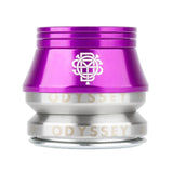 Odyssey Conical Headset anodized purple BMX