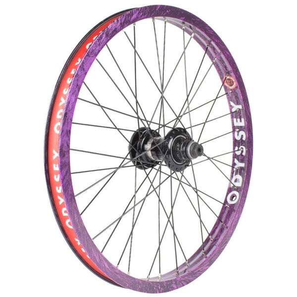 Odyssey Hazard Lite Freecoaster Rear Wheel purple rain BMX Wheels