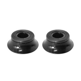Profile Front Hub Cone Spacers black BMX Female Axle Spacers Set