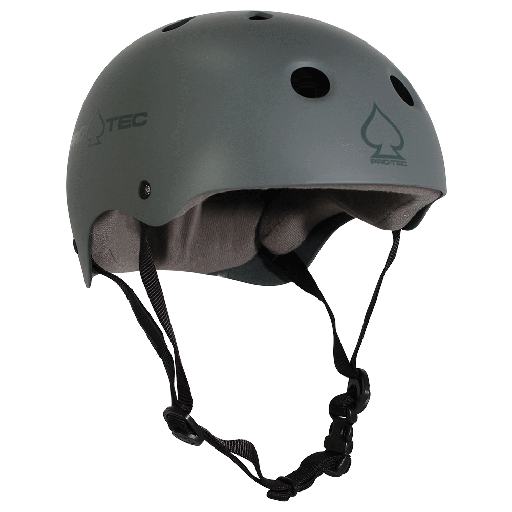 Pro-Tec Classic Soft Foam Helmet Matte Gray – The Secret BMX