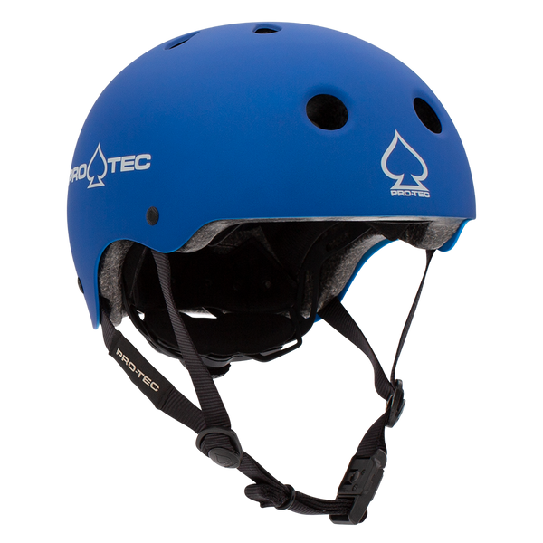 99 bikes bmx helmets Pro-tec JR. Classic Certified Helmet Matte Metallic Blue Youth BMX Helmets – The Secret BMX Shop