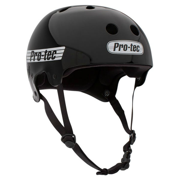 Protec Old School Skate Helmet Gloss Black BMX Helmets