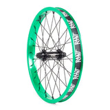 Rant Party On V2 18" Front Wheel BMX Wheels real teal green