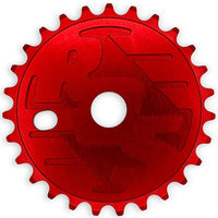 Ride Out Supply Logo Sprocket Big BMX Sprockets red