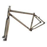 S&M ATF 29" Frame/Fork Kit Gloss Clear Raw Big BMX Frames