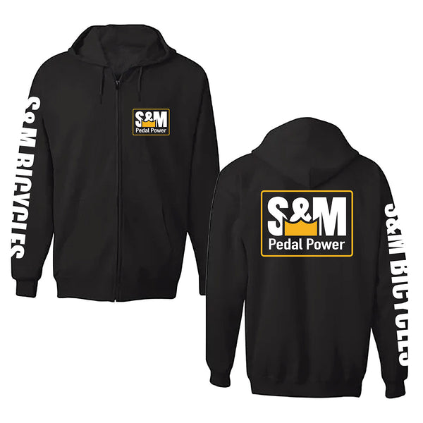 S&M Pedal Power Zip-Up Hoodie BMX Hoodies