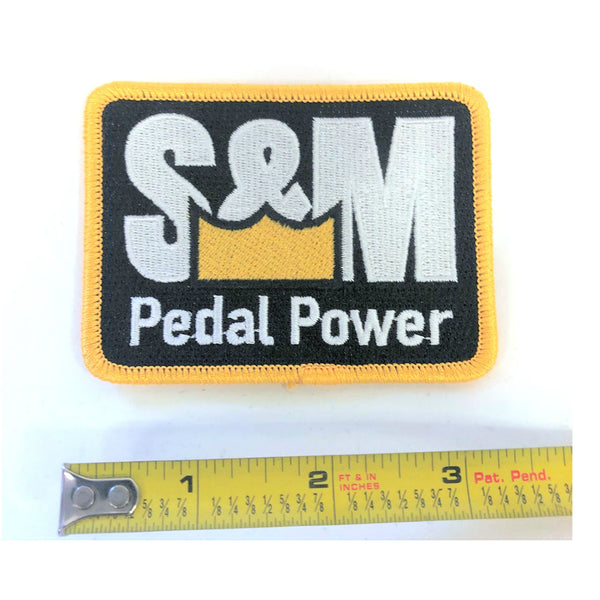 S&M Pedal Power Patch BMX Patches