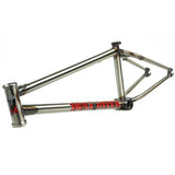 S&M Holy Diver Frame gloss clear raw BMX