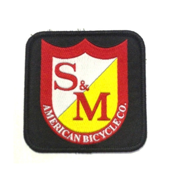 S&M Bikes Shield Patch Logo BMX
