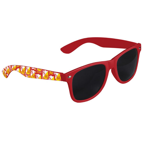 S&M Shield Shades red BMX Sunglasses