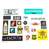 S&M Bikes Sticker Pack BMX Stickers