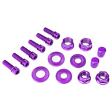 Salt Nut and Bolt Hardware Pack purple BMX Nuts and Bolts Kit