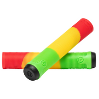 Salt Plus XL Flangeless Grips Rasta BMX Grip