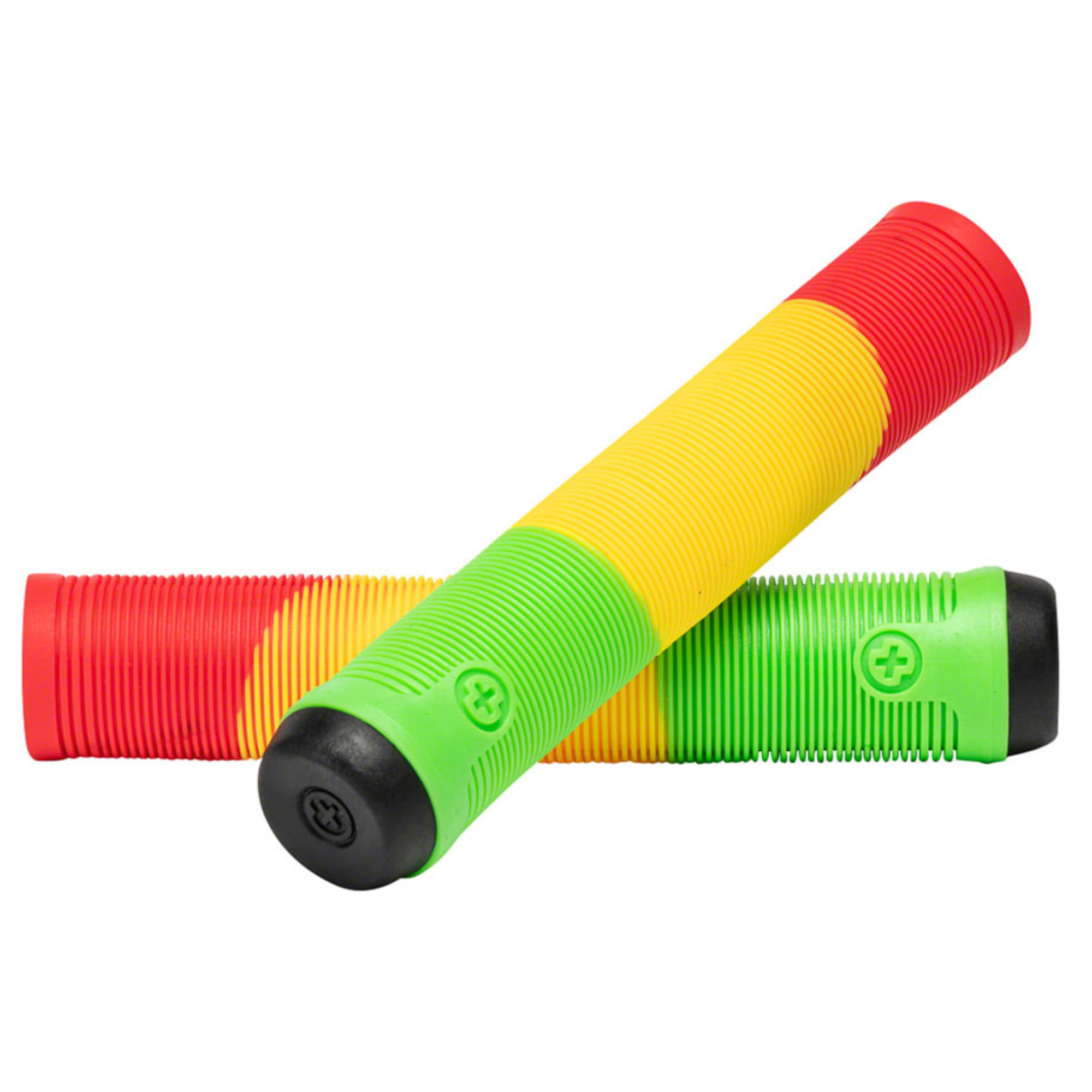 Salt Plus Rasta Salt Plus XL Flangeless Grips Rasta BMX Grip – The Secret BMX Shop
