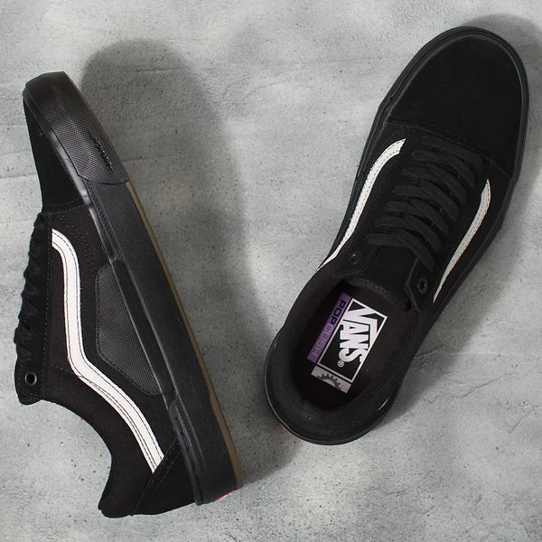 Black vans top with black stripe