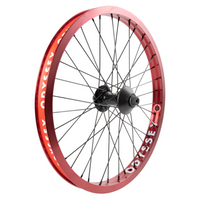 Odyssey Hazard Lite Front Wheel anodized red ano Vandero Pro BMX Wheels