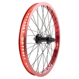 Odyssey Hazard Lite Cassette Wheel anodized red ano BMX Rear Wheel Antigram