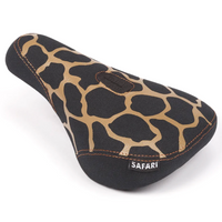 BSD Safari Pivotal Seat black giraffe print BMX Seats
