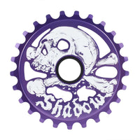 The Shadow Conspiracy Cranium Sprocket skeletor purple BMX Skull Sprockets
