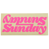 Sunday Classy Connected Frame Decal BMX Sticker matte hot pink