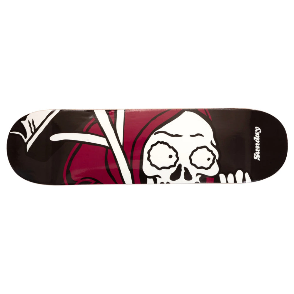 SUNDAY Creepy Sweeper Skateboard Deck