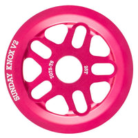 Sunday Knox V2 Sprocket Fuchsia Pink BMX Guard Sprockets