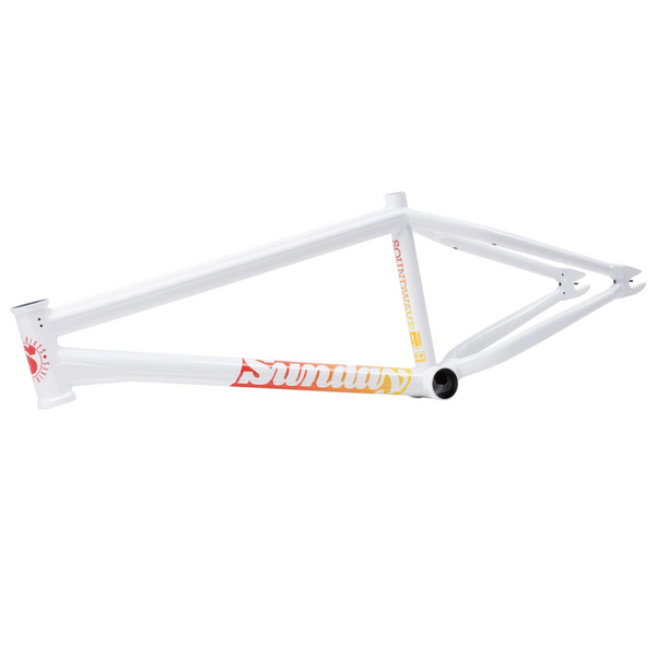 Sunday Soundwave V3 Frame Gloss White BMX Frames The Secret BMX Shop
