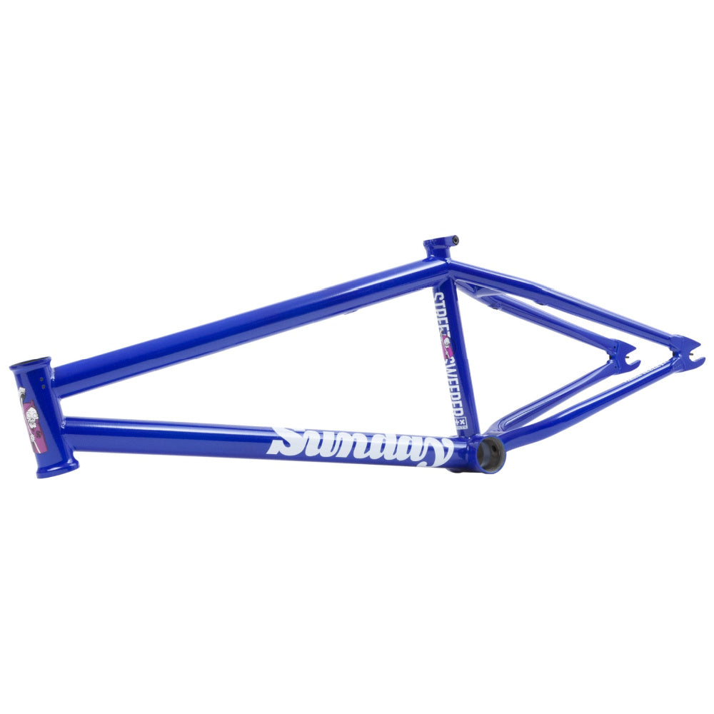 bmx bicycle frame Sunday Street Sweeper BMX Frame - Gloss Metallic Blue