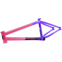 Sunday Street Sweeper Frame hot pink purple fade Jake Seeley BMX frames