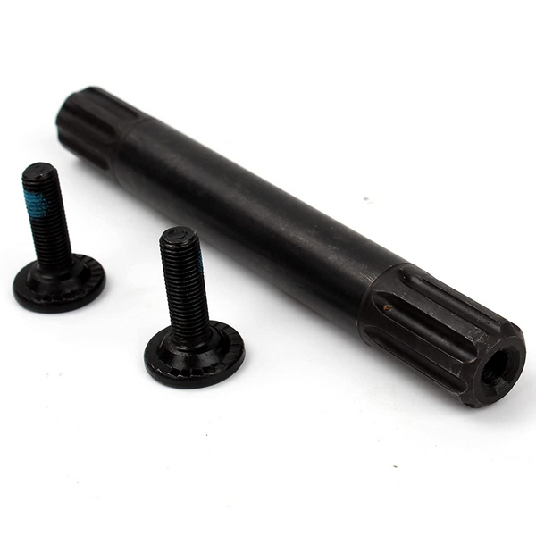 M10 Stainless Steel Crank Spindle Bolts PAIR - Fits Odyssey Black Widow Crankset - Porkchop BMX