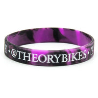 Theory Band BMX Wrist Band Bracelet black purple swirl