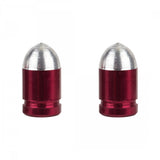 Trik Topz Presta Bullet Valve Caps BMX red