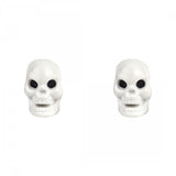 Trik Topz Skull Valve Caps BMX Skull white