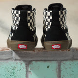 Vans Checkerboard BMX Sk8-Hi Shoes checkered black dark gum Shoe