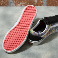 Vans Old Skool Skate Shoes black Tie Die Terry multicolor BMX Shoe