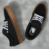 Vans Skate Chukka Low Shoes Black Gum Shoe
