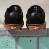 Vans Skate Chukka Low Shoes Black Gum Shoe