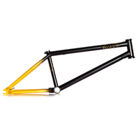 Volume Velocity Frame Black Gold Fade Victor Munoz BMX Frames