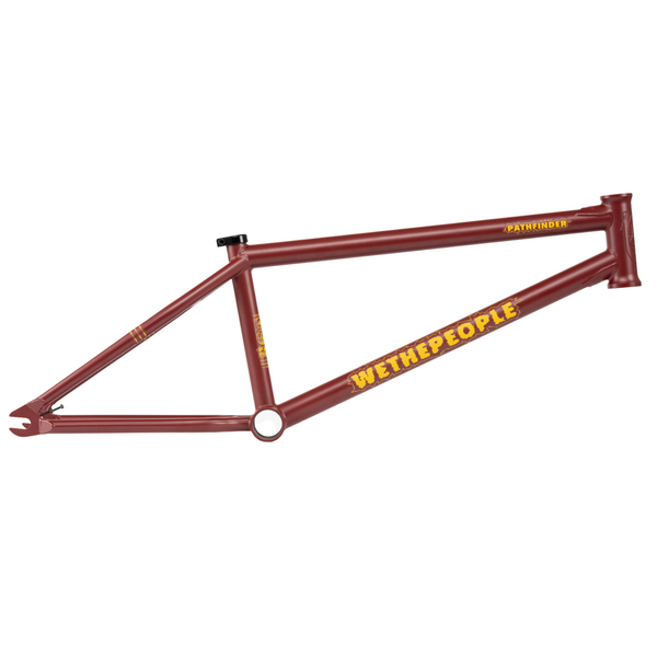 We The People Pathfinder Frame Matte Burgundy BMX Frames The